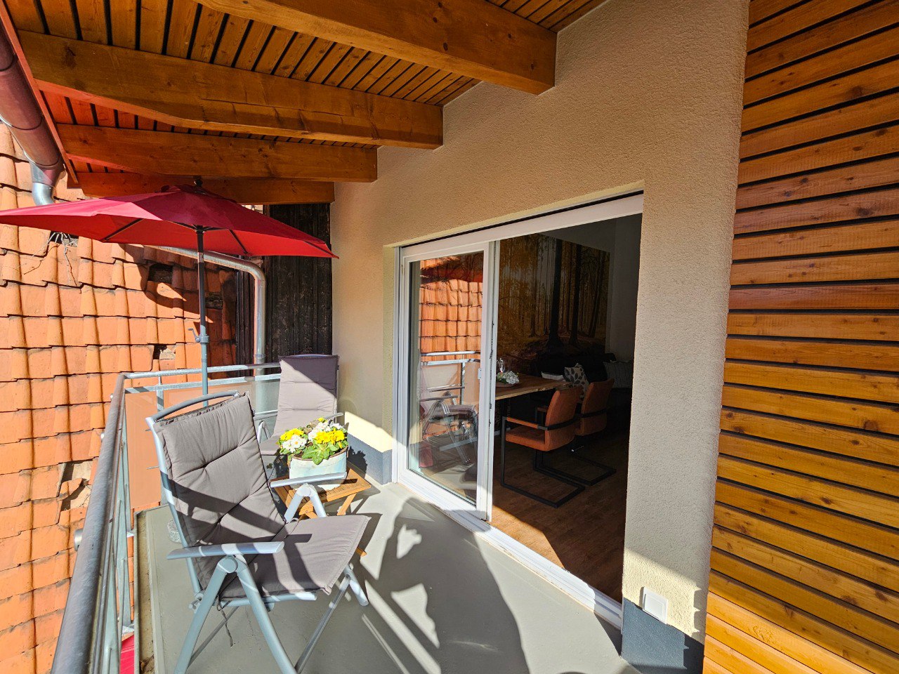 Garten Suite 1. OG mit Balkon